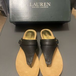 Ralph Lauren slip on sandals